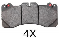 Bromsbeläggssats, skivbroms 37831 ABS