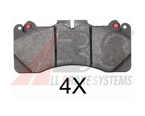 Bromsbeläggssats, skivbroms 37831 ABS, bild 2