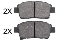 Bromsbeläggssats, skivbroms 37834 ABS