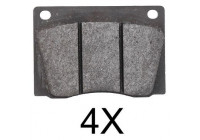 Bromsbeläggssats, skivbroms 37852 ABS