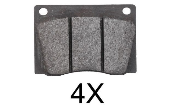 Bromsbeläggssats, skivbroms 37852 ABS