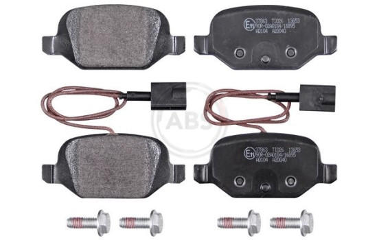 Bromsbeläggssats, skivbroms 37863 ABS, bild 2