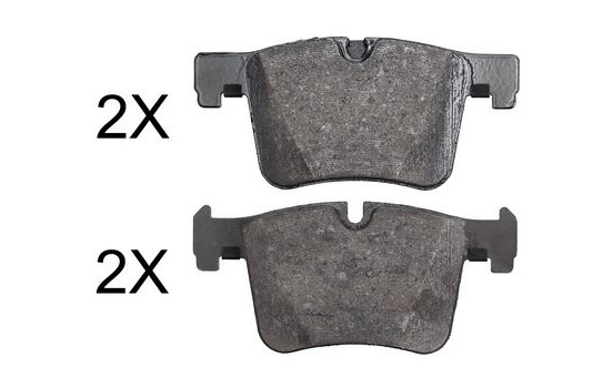 Bromsbeläggssats, skivbroms 37887 ABS