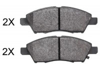 Bromsbeläggssats, skivbroms 37891 ABS