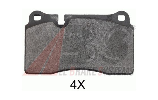 Bromsbeläggssats, skivbroms 37895 ABS, bild 2