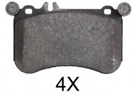 Bromsbeläggssats, skivbroms 37902 ABS