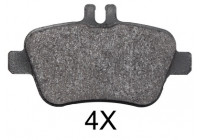 Bromsbeläggssats, skivbroms 37905 ABS