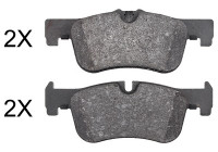 Bromsbeläggssats, skivbroms 37922 ABS
