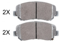 Bromsbeläggssats, skivbroms 37929 ABS