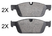 Bromsbeläggssats, skivbroms 37972 ABS