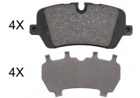 Bromsbeläggssats, skivbroms 37981 ABS
