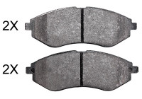 Bromsbeläggssats, skivbroms 37983 ABS