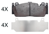 Bromsbeläggssats, skivbroms 37994 ABS