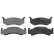 Bromsbeläggssats, skivbroms 38086 ABS, miniatyr 3