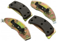 Bromsbeläggssats, skivbroms 38152 ABS