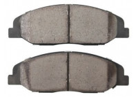 Bromsbeläggssats, skivbroms 38426 ABS