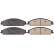Bromsbeläggssats, skivbroms 38456 ABS, miniatyr 2