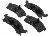 Bromsbeläggssats, skivbroms 38506 ABS