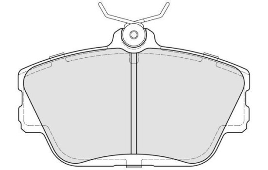 Bromsbeläggssats, skivbroms 38598 ABS, bild 2