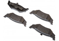 Bromsbeläggssats, skivbroms 38641 ABS