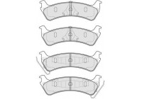 Bromsbeläggssats, skivbroms 38664 ABS