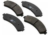 Bromsbeläggssats, skivbroms 38726 ABS