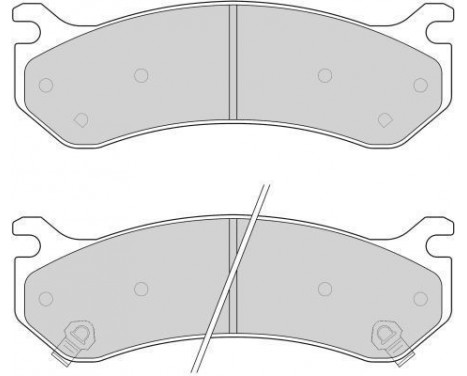Bromsbeläggssats, skivbroms 38785 ABS, bild 2