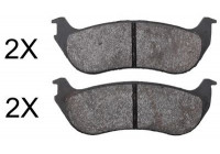 Bromsbeläggssats, skivbroms 38881 ABS