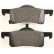 Bromsbeläggssats, skivbroms 38935 ABS, miniatyr 2