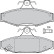 Bromsbeläggssats, skivbroms 598854 Valeo, miniatyr 2