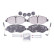 Bromsbeläggssats, skivbroms 8DB 355 005-521 Hella, miniatyr 2