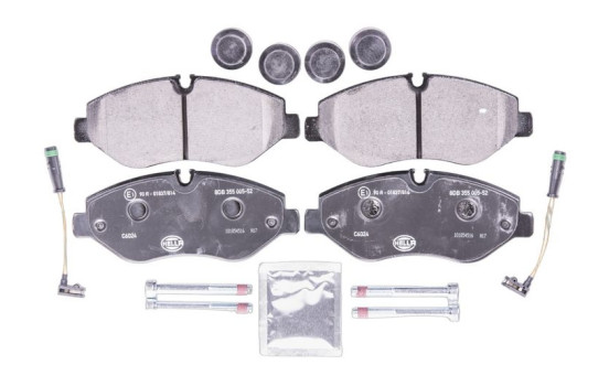 Bromsbeläggssats, skivbroms 8DB 355 005-521 Hella, bild 2