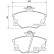 Bromsbeläggssats, skivbroms 8DB 355 005-961 Hella, miniatyr 4