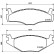 Bromsbeläggssats, skivbroms 8DB 355 006-381 Hella, miniatyr 4