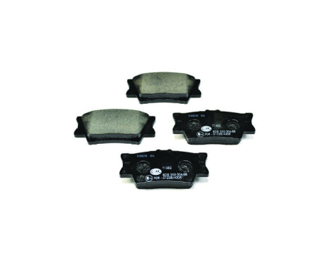 Bromsbeläggssats, skivbroms 8DB 355 006-881 Hella