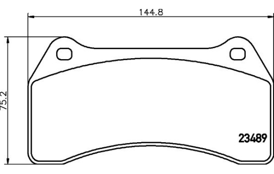 Bromsbeläggssats, skivbroms 8DB 355 006-931 Hella, bild 4