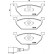 Bromsbeläggssats, skivbroms 8DB 355 008-551 Hella