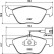 Bromsbeläggssats, skivbroms 8DB 355 008-611 Hella, miniatyr 4