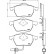 Bromsbeläggssats, skivbroms 8DB 355 008-911 Hella Pagid GmbH