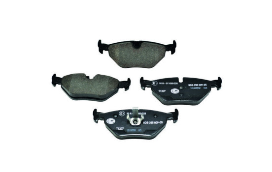 Bromsbeläggssats, skivbroms 8DB 355 009-051 Hella