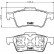 Bromsbeläggssats, skivbroms 8DB 355 009-121 Hella