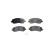Bromsbeläggssats, skivbroms 8DB 355 009-671 Hella