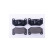 Bromsbeläggssats, skivbroms 8DB 355 009-721 Hella