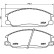 Bromsbeläggssats, skivbroms 8DB 355 009-991 Hella, miniatyr 4