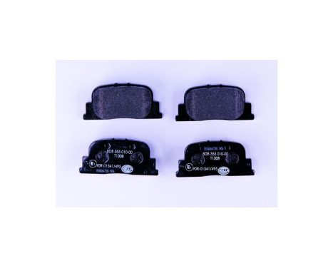 Bromsbeläggssats, skivbroms 8DB 355 010-001 Hella
