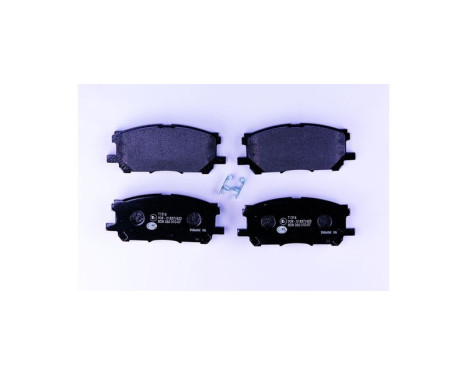 Bromsbeläggssats, skivbroms 8DB 355 010-071 Hella