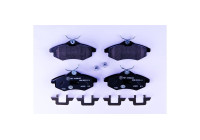 Bromsbeläggssats, skivbroms 8DB 355 010-161 Hella