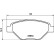 Bromsbeläggssats, skivbroms 8DB 355 010-551 Hella, miniatyr 4