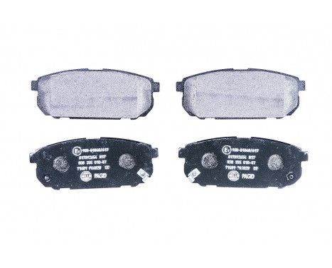Bromsbeläggssats, skivbroms 8DB 355 010-871 Hella