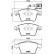 Bromsbeläggssats, skivbroms 8DB 355 011-441 Hella Pagid GmbH